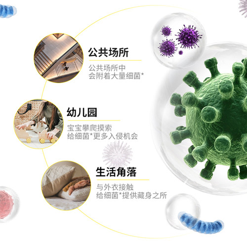 威露士泡沫抑菌洗手液青柠盈润5L补充装泡沫丰富易冲洗家用消毒-图1