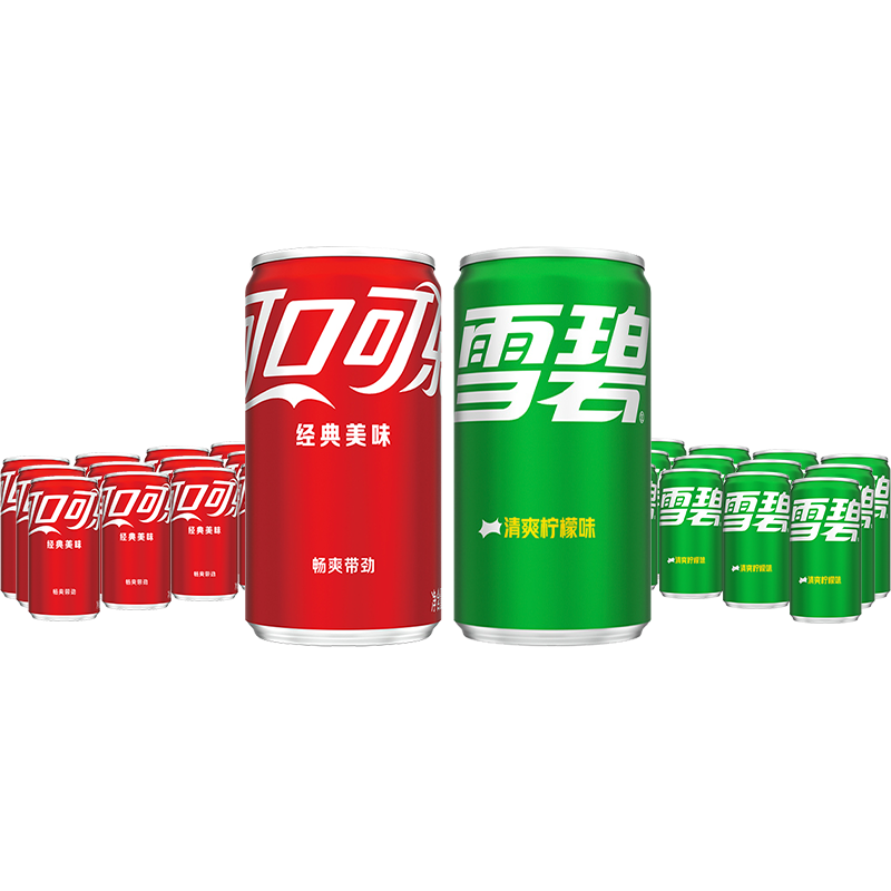 可口可乐碳酸饮料mini200ml*12罐+碳酸饮料雪碧200ml*12罐 - 图2