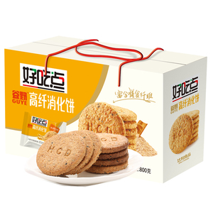 【第二件0元】好吃点高纤消化饼800g