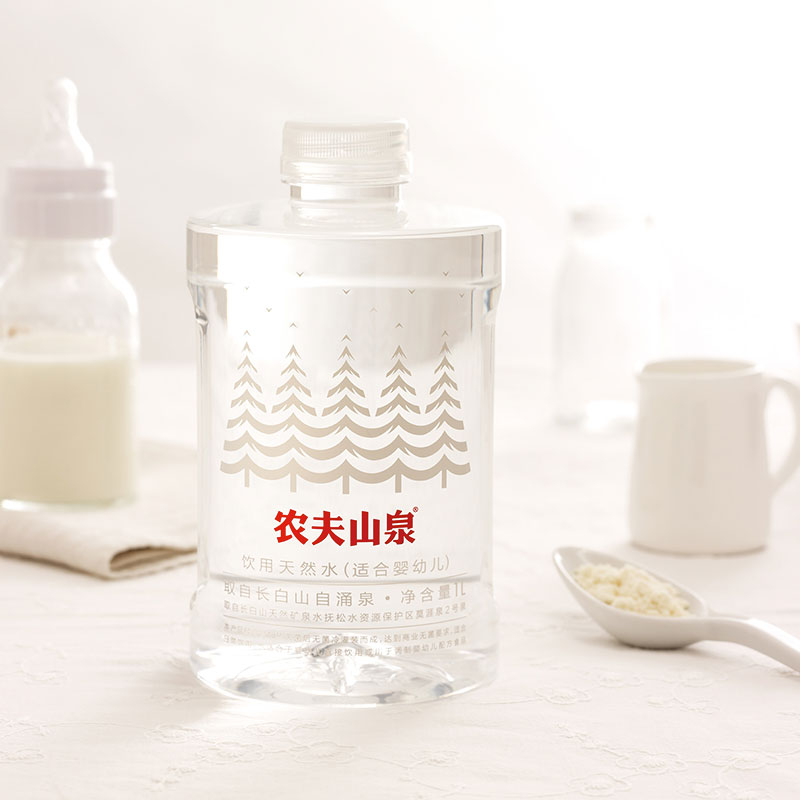 农夫山泉饮用天然水（适合婴幼儿）1L*8瓶*2箱装上新 - 图2