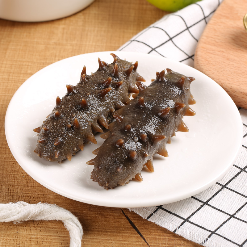 天猫超市【尖货】皇纯劲道淡干海参干货50g刺参海鲜干货非即食礼盒海参2