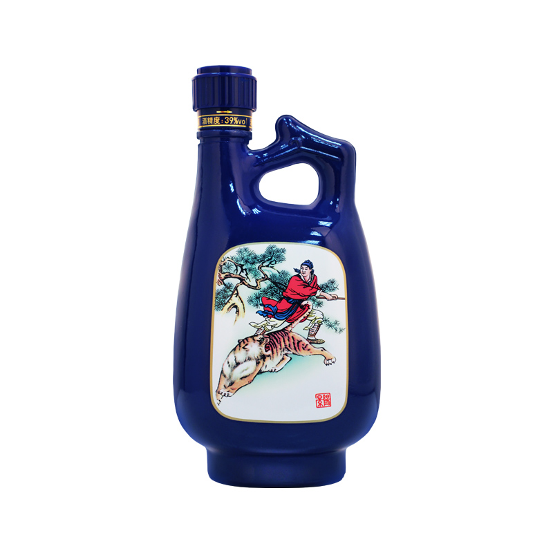 景芝景阳春小老虎39度500ml*1盒浓香型国产白酒礼盒送礼山东纯粮 - 图2