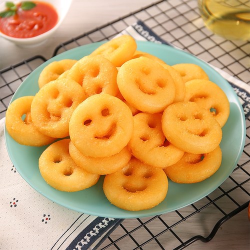 安格瑞薯品组合2kg 葱香薯格香辣薯格笑脸薯饼香脆薯宝锅巴土豆 - 图3