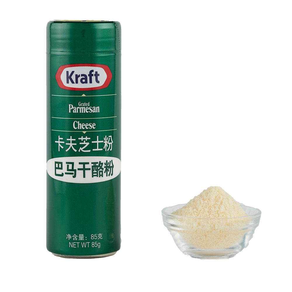 卡夫Kraft芝士粉美国原装进口调料85g*1罐亨氏干酪粉奶酪烘焙原料 - 图0