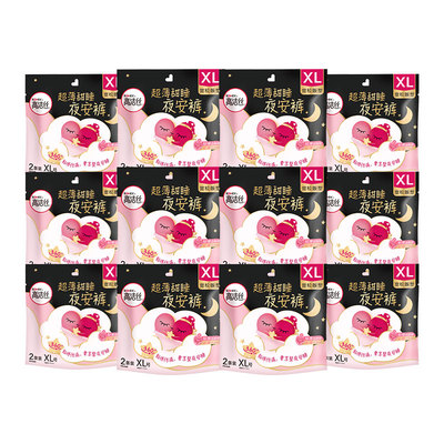 高洁丝夜安裤2片×12包