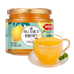 包邮福事多蜂蜜柠檬茶500g*1瓶冲泡饮品韩式柚子饮料水果花茶果酱