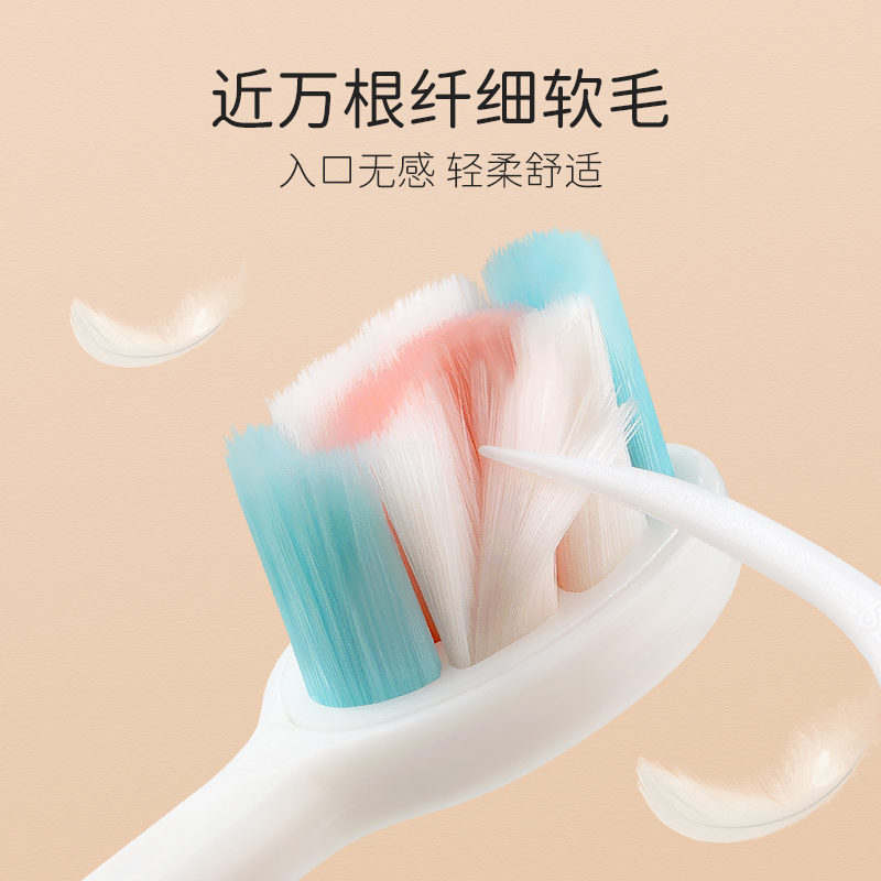 【包邮】英格翰儿童牙刷软毛1-3到6-12岁半以上换牙期小孩专用