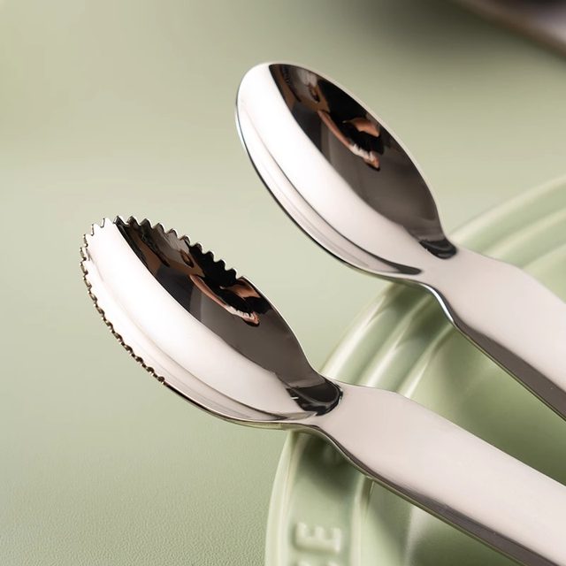Onlycook stainless steel baby fruit scraping spoon