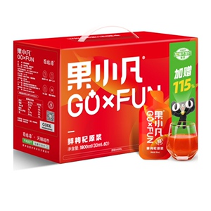 百瑞源果小凡红枸杞原浆礼盒30ml*60袋