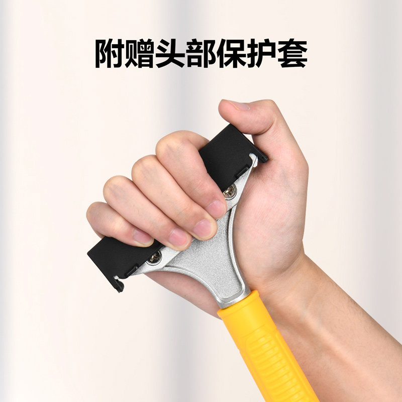 得力铲刀重型清洁刀铝合金铲墙皮刮刀美缝玻璃除胶小铲子保洁工具