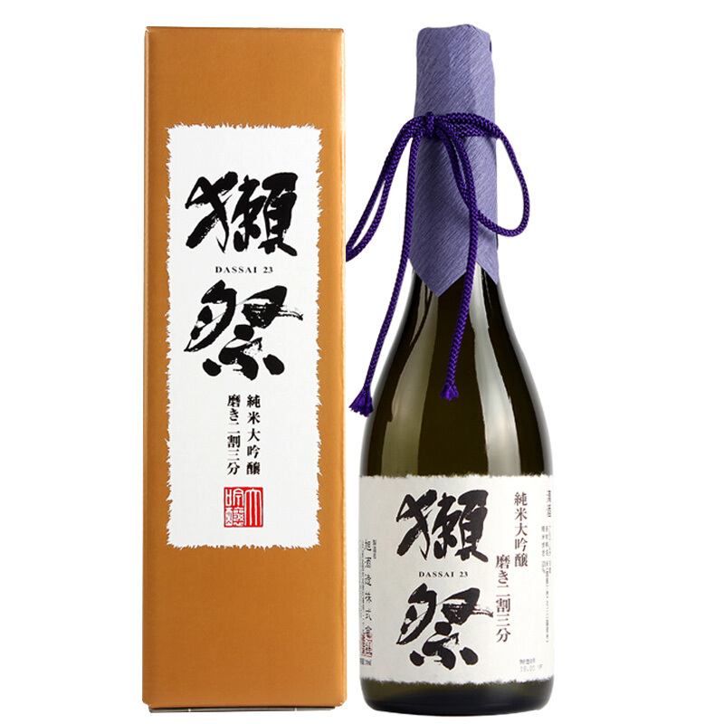 720ml 纯米酒原装进口洋酒纯米大吟酿清酒 獭祭 二割三分日本清酒 23 720ml 纯米酒原装进口洋酒纯米大吟酿清酒 獭祭 二割三分日本清酒 23