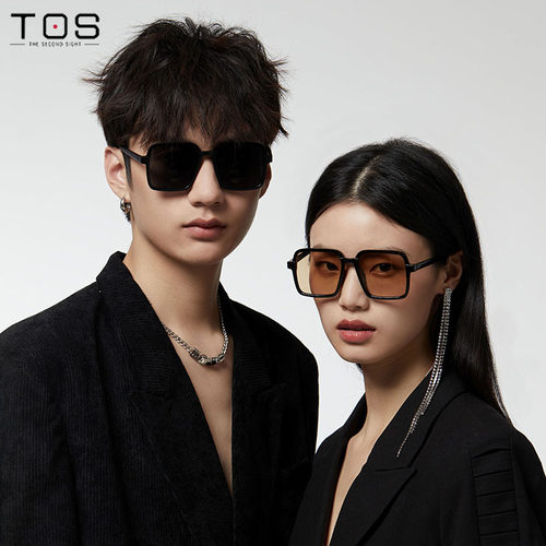 GM墨镜男女茶色防晒防紫外线高级感变色夏日开车太阳眼镜2025新款 - 图0