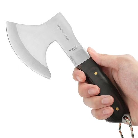 户外斧头野营斧工兵斧砍柴斧头野炊登山露营斧子锋利小手斧刀具