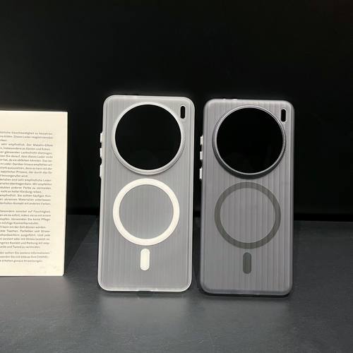 适用OPPO Reno14 13pro瓦楞PC磨砂磁吸手机壳Find X9 X8pro X7ultra全包FindX6硬壳防摔充电高级感保护套批发 - 图1