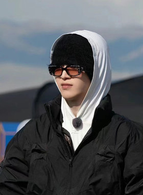 范丞丞同款椭圆形墨镜男女潮高级感长脸复古网红防紫外线太阳眼镜