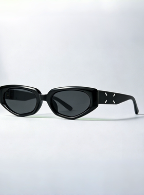 张凌赫同款墨镜男款防晒2026新款复古猫眼开车太阳眼镜女复古风