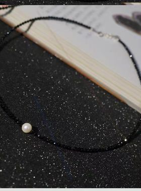 项圈学生韩版绑带黑色脖子饰品