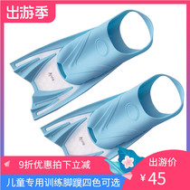 Children with footwebbed children with short footed webbed diving small feet for swimming with flippers