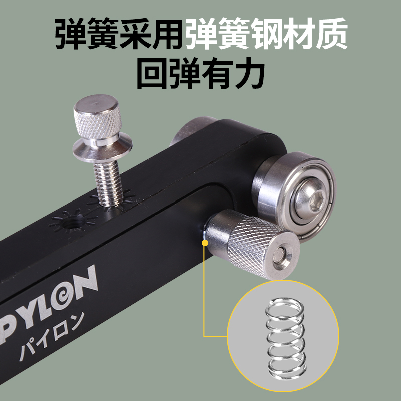 PYLON 3418金属吉他弦枕打磨器 专业高精度牛骨上下琴桥维修工具 - 图2