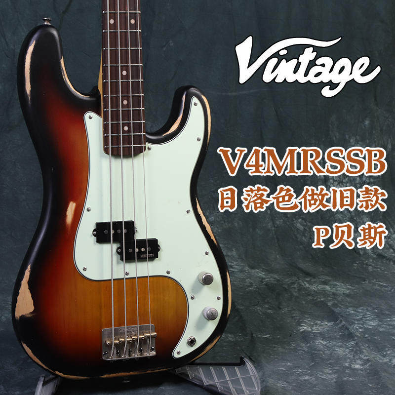 东乐vintage英特吉金属摇滚电贝斯 琦材乐器贝司-电贝司