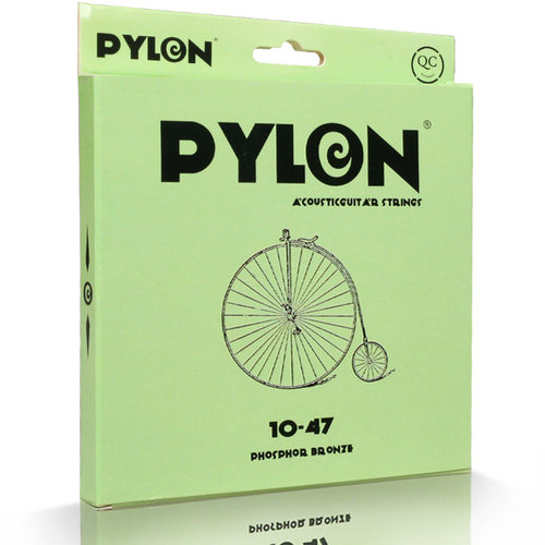 派林 PYLON 1602 镀膜弦 6角芯 磷铜民谣吉他弦 琴弦 木吉他弦 - 图0