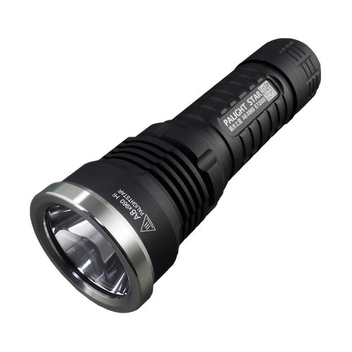 霸光26650强光充电式T6L2军工家用远射超亮3C黄光LED手电筒A8x960 - 图3