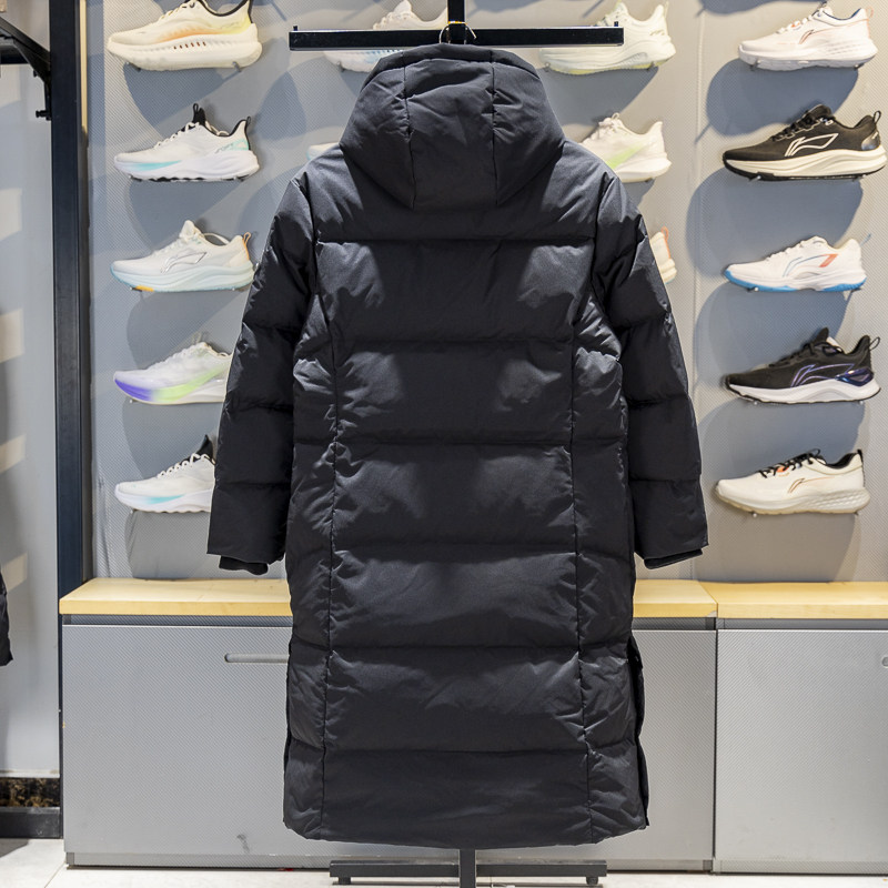 李宁长款羽绒服女子2025冬季健身系列防泼水鸭绒保暖外套AYMV208,淘宝优惠券,粉丝福利购,淘宝优惠卷