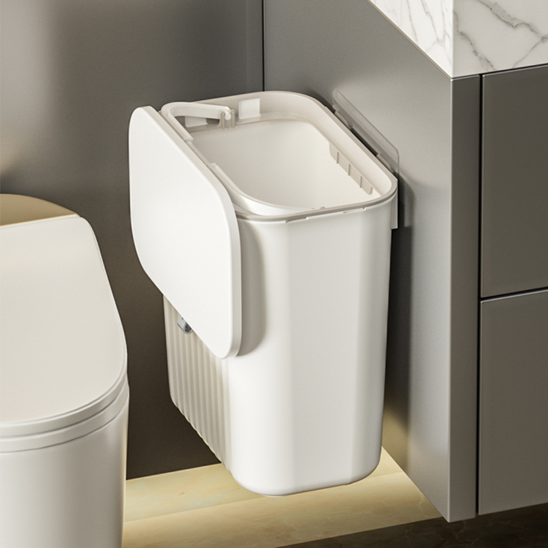 卫生间垃圾桶厕所家用带盖有盖壁挂式夹缝厨房专用桶2023新款大号