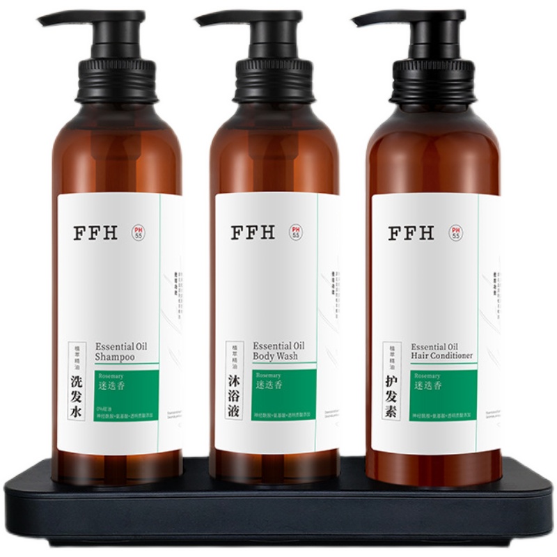 FFH花果草本迷迭香精油神经酰胺氨基酸洗发液沐浴露酒店民宿正品 - 图3