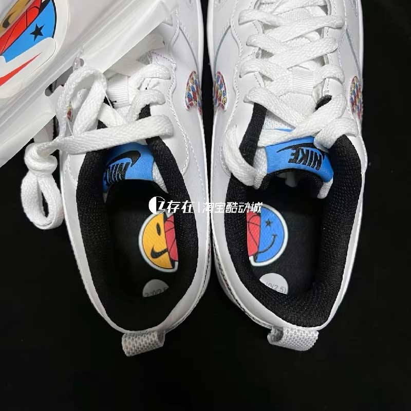 Nike/耐克 Court Borough Low GS篮球涂鸦低帮耐磨板鞋DM8096-100-图1