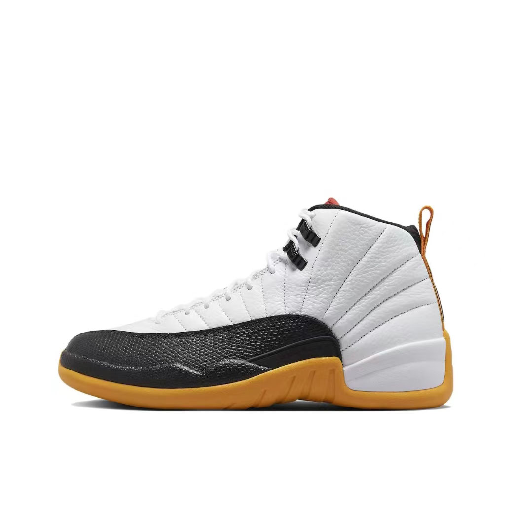 Air Jordan 12  AJ12黑金 白黄限定男子高帮篮球鞋 DR8887 CT8013 - 图3