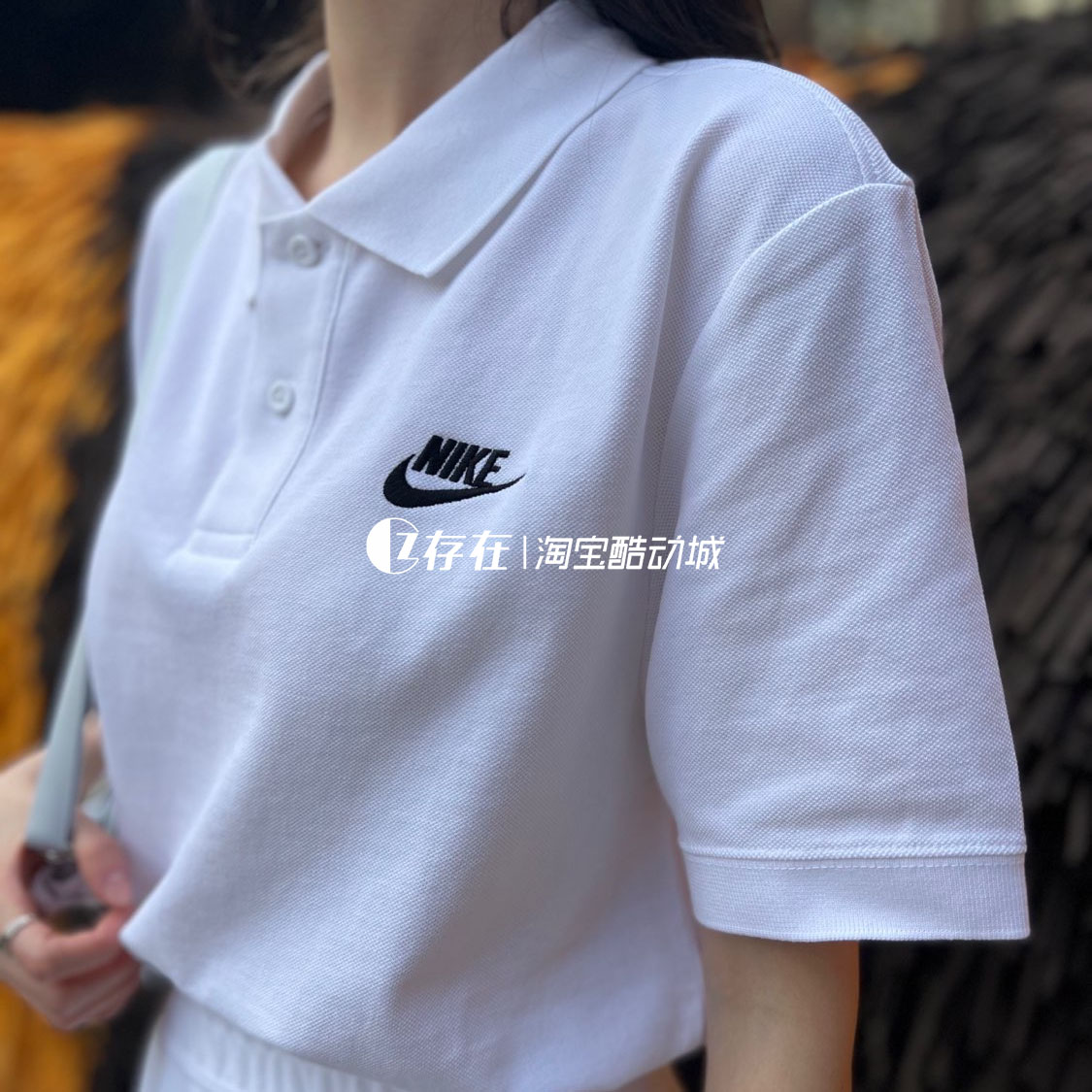 Nike/耐克 Sportswear 男女纯色休闲运动翻领短袖Polo衫 CJ4457