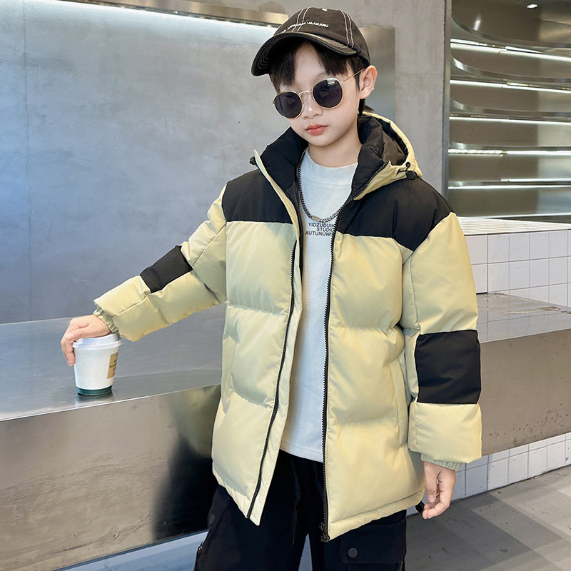 GILE2025新款男童羽绒棉服冬季儿童羽绒服男孩派克服大童棉衣外套,淘宝优惠券,粉丝福利购,淘宝优惠卷