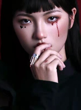 MoonWild野月亮在逃公主风格戒指流淌皇冠小众原创设计开口银戒指