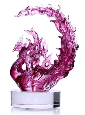 琉璃水晶办公室桌面招财开业礼品