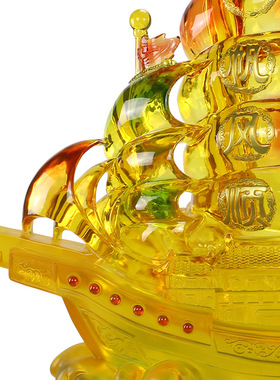 船摆件家居客厅电视柜树脂工艺品