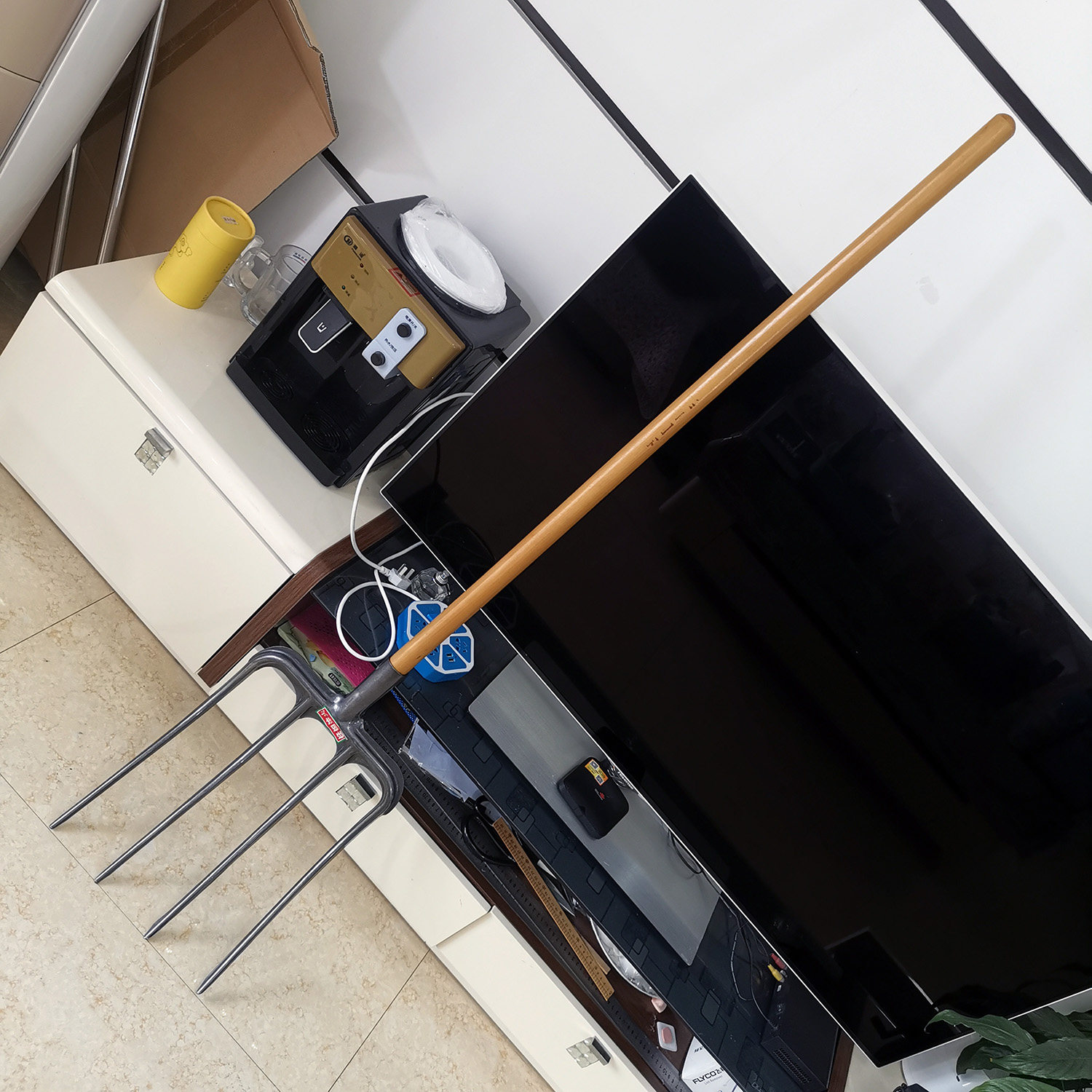 庆敏锰钢四股草叉加大叉子农用叉加长加厚农具叉草垛牛羊草料叉子,淘宝优惠券,粉丝福利购,淘宝优惠卷