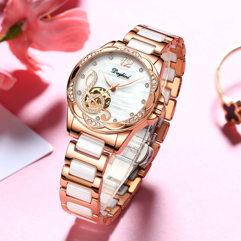 正品2020年新款女士全自动机械表 梦达菲手表国产腕表