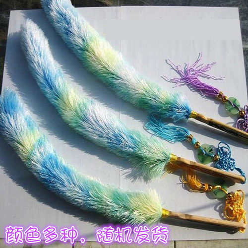 雅居缘强韧钢丝塑把古筝清洁刷子促销琴刷扬琴刷天然竹子 - 图0