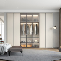 Sofia full house Custom modern minimalist custom wardrobe integral walk-in cloakroom combined cabinet Noah