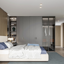 Sofia Platinum Modern Light Lavish Full House Custom Overall Walk-in Open Cloakroom Main Sleepers Cloakroom Design