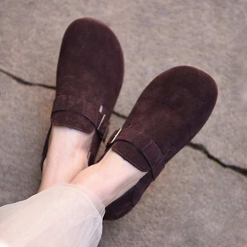 Artmu阿木平底勃肯鞋女2026新款春款两穿单鞋深口四季软底乐福鞋,淘宝优惠券,粉丝福利购,淘宝优惠卷