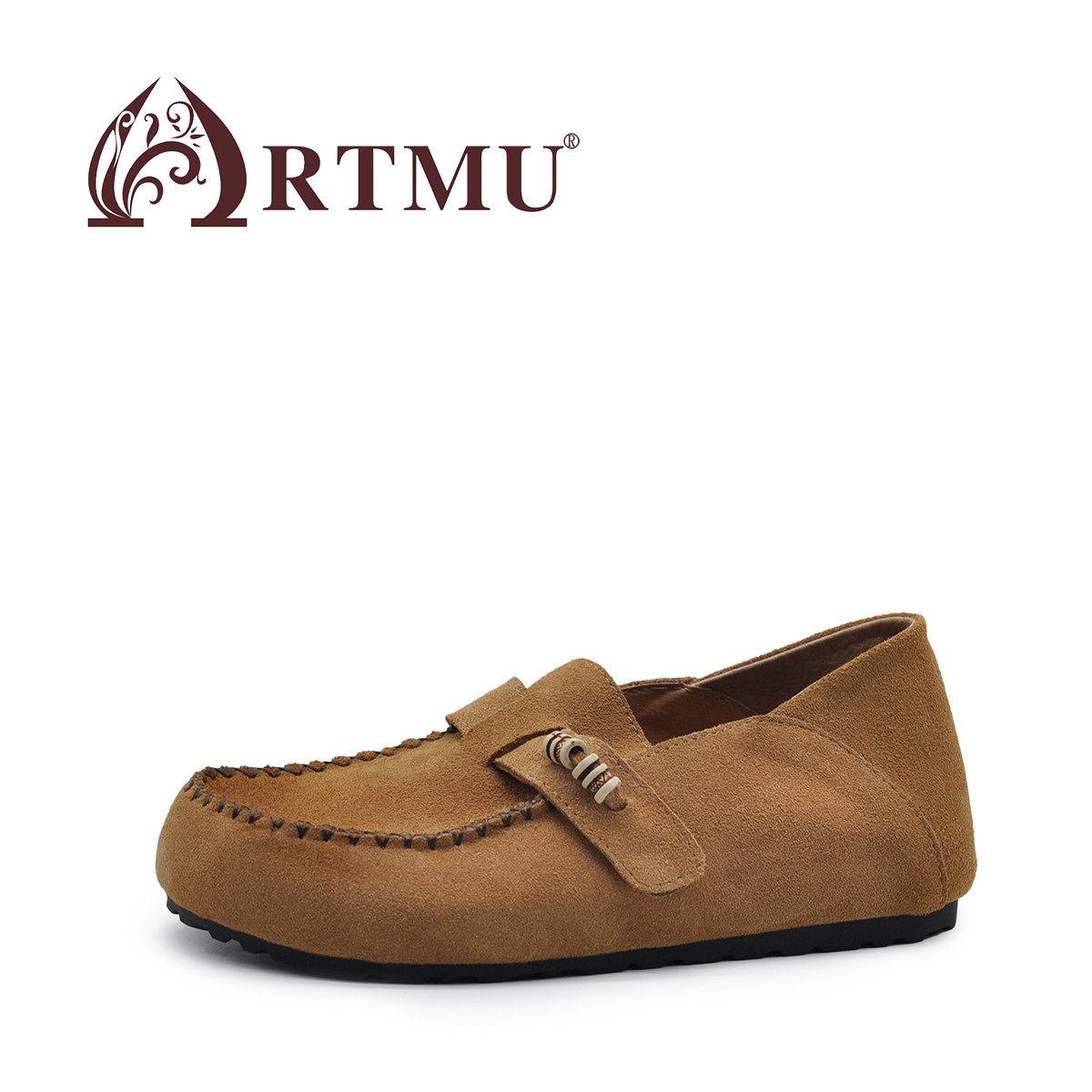 Artmu阿木真皮厚底勃肯鞋女全包单鞋女2026新款两穿深口乐福鞋,淘宝优惠券,粉丝福利购,淘宝优惠卷