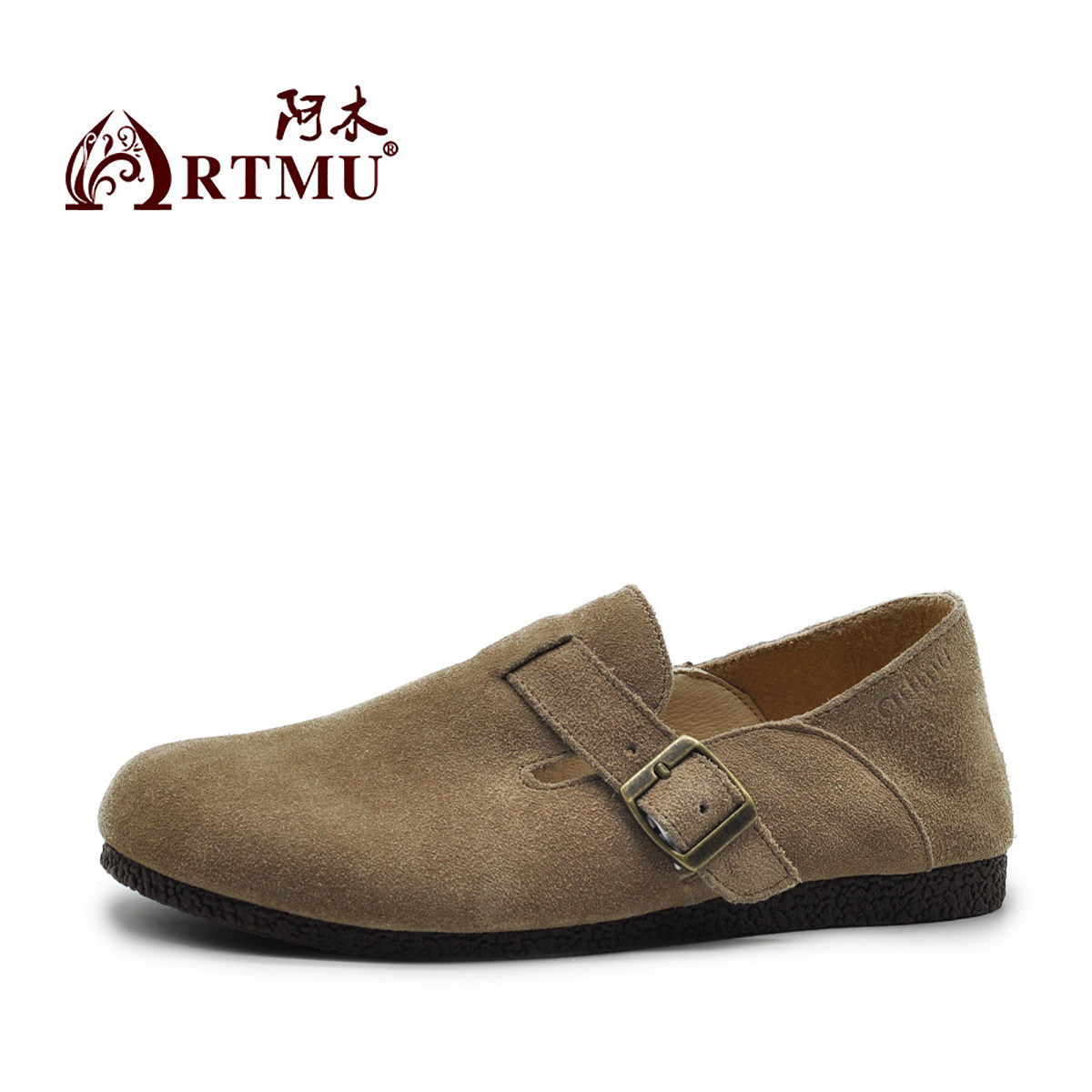 Artmu阿木平底勃肯鞋女2026新款春款两穿单鞋深口四季软底乐福鞋,淘宝优惠券,粉丝福利购,淘宝优惠卷