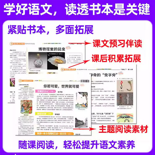 2026年1-6期现货速发【春/秋季学期订阅】大语文知识画报少年快乐学习报纸杂志全年半年一二三四五六123456年级天星教育非2025过刊 - 图2