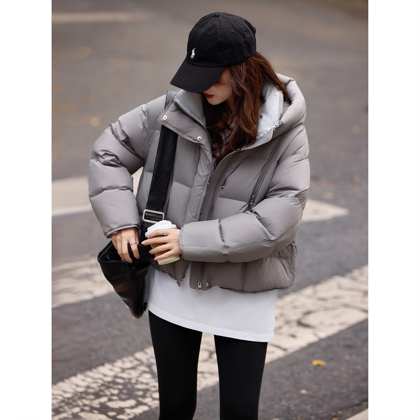 苏醒的乐园加厚连帽短款小个子羽绒服2025年冬季新款90绒鸭绒外套,淘宝优惠券,粉丝福利购,淘宝优惠卷