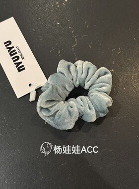 682906韩国东大门nyunyu新款高级感甜美简约丝绒发圈