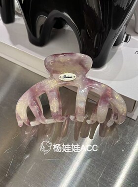 6101307韩国东大门rich women新款高级感醋酸减龄八爪抓夹