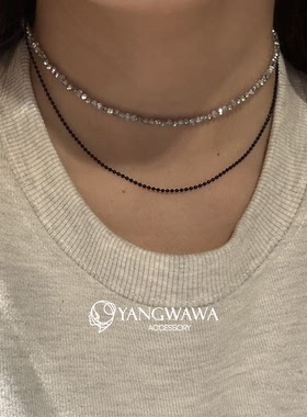 4120311韩国东大门nyunyu碎石双层高级感挂件