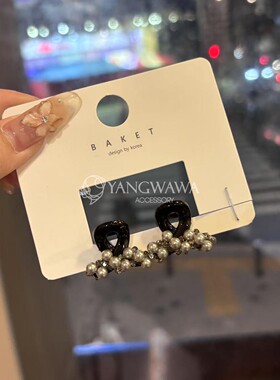 572412韩国东大门Baket新款精致甜美淑女两件套迷你抓夹
